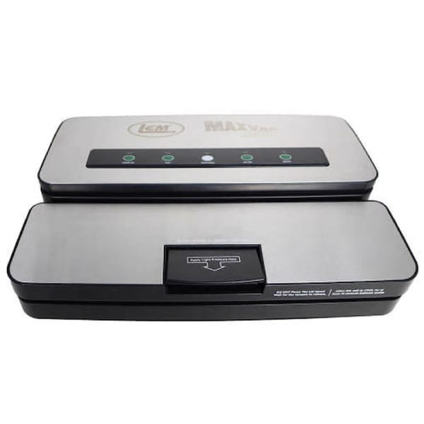 Lem Products LEM MaxVac 250 Black/Silver Food Vacuum Sealer 1393 - main